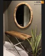 آینه دیواری چوبی