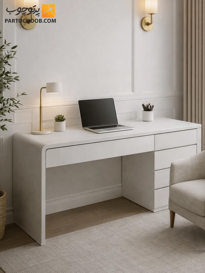 میز تحریر مینیمال دخترانه
