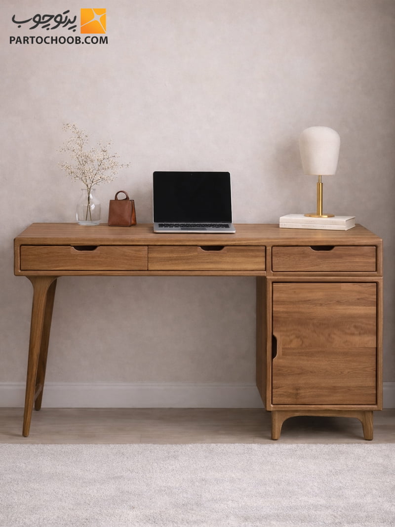 میز تحریر چوب مدل سارا