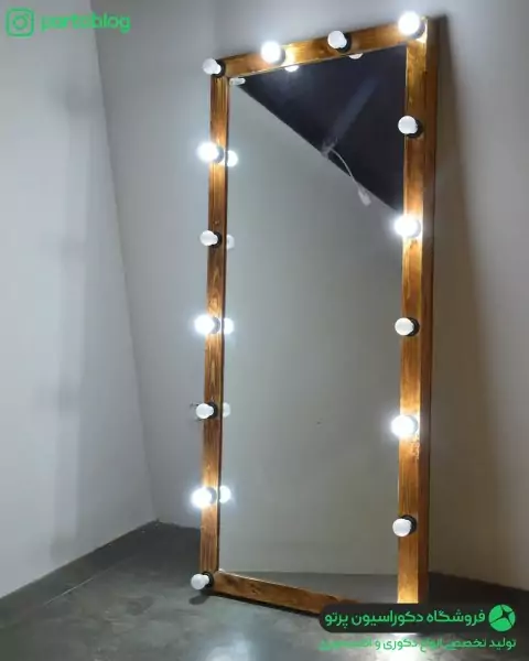 آینه گریم چوبی