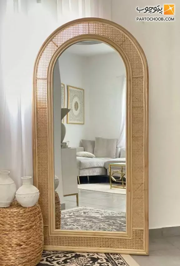 آینه قدی حصیری